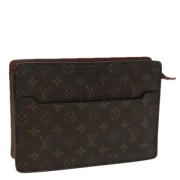 Louis Vuitton Vintage Pre-owned Canvas kuvertvskor Brown, Dam