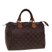 Louis Vuitton Vintage Pre-owned Canvas louis-vuitton-vskor Brown, Dam