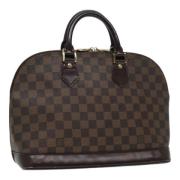 Louis Vuitton Vintage Pre-owned Canvas handvskor Brown, Dam