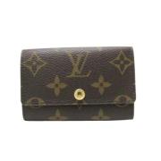 Louis Vuitton Vintage Pre-owned Tyg nyckelhllare Brown, Dam