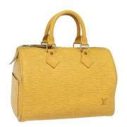 Louis Vuitton Vintage Pre-owned Laeder louis-vuitton-vskor Yellow, Dam