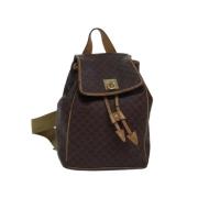 Celine Vintage Pre-owned Canvas ryggsckar Brown, Dam