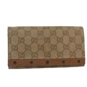 Gucci Vintage Pre-owned Canvas plnbcker Beige, Dam