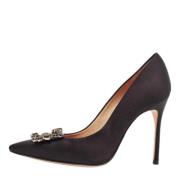 Carolina Herrera Pre-owned Pre-owned Satin klackskor Black, Dam