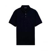 Armani Mini Eagle Polo Shirt Blue, Herr