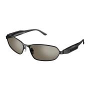 Balenciaga Bb0355S 004 Sunglasses Gray, Dam