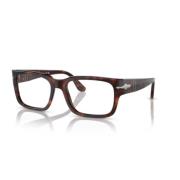 Persol Stiliga solglasögon med blå linser Brown, Unisex