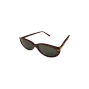 Persol Vintage Burgundy Solglasögon Mod. 317 Red, Dam