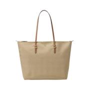 Ralph Lauren Stilren Läder Väska Beige, Dam