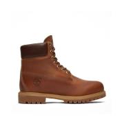 Timberland Premium Vattentäta Läder Snörskor Brown, Herr