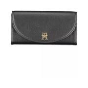 Tommy Hilfiger Elegant Plnbok med Tre Fack Black, Dam