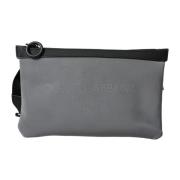 Dolce & Gabbana Logo Dragkedja Midja Fanny Pack Bälte Gray, Herr