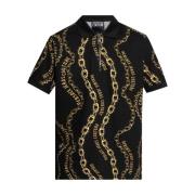 Versace Jeans Couture Svart T-shirt för män Aw24 Black, Herr