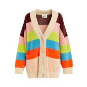 Essentiel Antwerp Randig Furry Kofta Multicolor, Dam