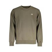 La Martina Elegant Sweatshirt med Kontrastdetaljer Green, Herr