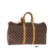 Louis Vuitton Vintage Pre-owned Canvas louis-vuitton-vskor Brown, Dam