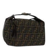 Fendi Vintage Pre-owned Canvas fendi-vskor Brown, Dam