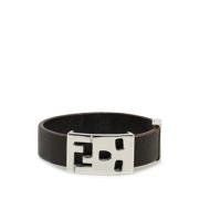 Fendi Vintage Pre-owned Metall armband Gray, Dam