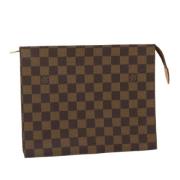 Louis Vuitton Vintage Pre-owned Canvas necessrer Brown, Dam