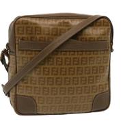 Fendi Vintage Pre-owned Canvas fendi-vskor Brown, Dam