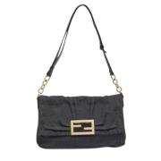 Fendi Vintage Pre-owned Laeder fendi-vskor Black, Dam