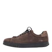 Salvatore Ferragamo Pre-owned Pre-owned Laeder sneakers Brown, Herr