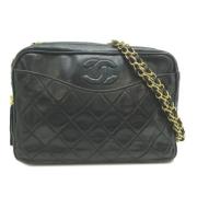 Chanel Vintage Pre-owned Laeder chanel-vskor Black, Dam