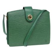 Louis Vuitton Vintage Pre-owned Laeder axelremsvskor Green, Dam