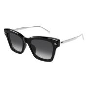 Alexander McQueen Stiliga solglasögon Am0483S Svart Black, Dam