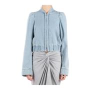 Dries Van Noten Denimjacka Blue, Dam