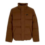 Nike Oversized Pufferjacka Cacao Wow/Svart Brown, Herr