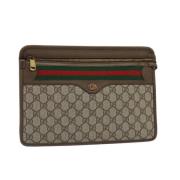 Gucci Vintage Pre-owned Canvas gucci-vskor Beige, Dam