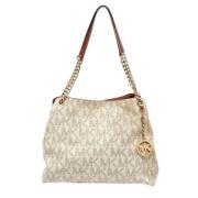 Michael Kors Pre-owned Pre-owned Laeder axelremsvskor White, Dam