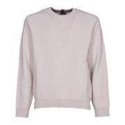 PS By Paul Smith Off White Ulltröja Rund Hals Beige, Herr