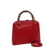 Gucci Vintage Pre-owned Laeder gucci-vskor Red, Dam