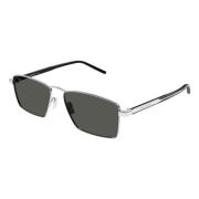 Saint Laurent Klassiska svarta solglasögon SL 700 Gray, Dam