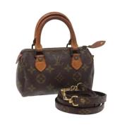 Louis Vuitton Vintage Pre-owned Canvas louis-vuitton-vskor Brown, Dam