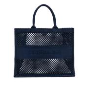 Dior Vintage Pre-owned Mesh totevskor Blue, Dam