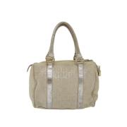 Fendi Vintage Pre-owned Canvas handvskor Gray, Dam