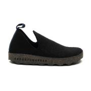 Asportuguesas Svarta Sneakers City Felt Black, Dam