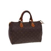 Louis Vuitton Vintage Pre-owned Canvas handvskor Brown, Dam