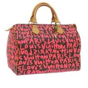 Louis Vuitton Vintage Pre-owned Canvas louis-vuitton-vskor Pink, Dam