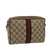 Gucci Vintage Pre-owned Canvas gucci-vskor Beige, Dam