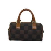 Fendi Vintage Pre-owned Canvas handvskor Brown, Dam