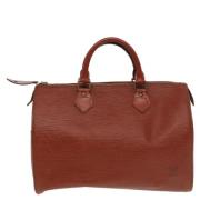 Louis Vuitton Vintage Pre-owned Laeder handvskor Brown, Dam