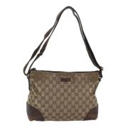 Gucci Vintage Pre-owned Canvas gucci-vskor Brown, Dam