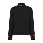 Heron Preston Logo Turtleneck Bomull T-shirt Svart Black, Dam