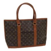 Louis Vuitton Vintage Pre-owned Canvas louis-vuitton-vskor Brown, Dam