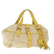 Celine Vintage Pre-owned Canvas celine-vskor Beige, Dam