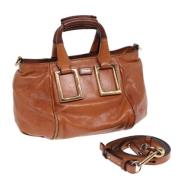 Chloé Pre-owned Pre-owned Laeder handvskor Brown, Dam